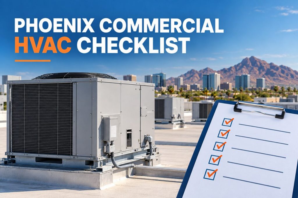 Phoenix commercial HVAC maintenance checklist for property managers
